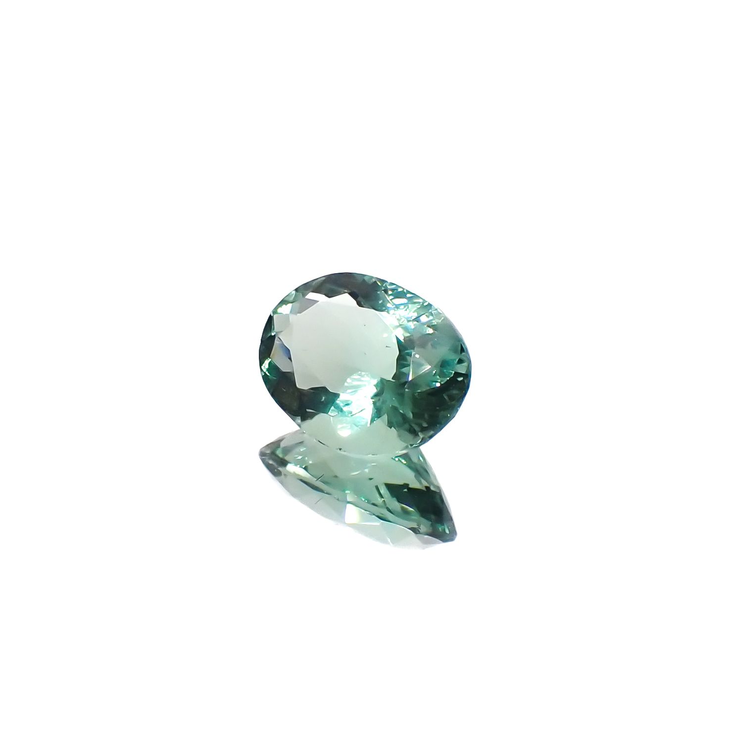 フローライト フルオレッセンス イギリス・ダイアナマリア鉱山産 1.70ct[240527702]8.5x6.6mm前後