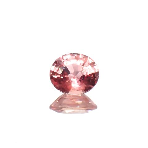 パパラチャサファイア(宝石名サファイア/別名パパラチャ・サファイア)スリランカ産 0.354ct CGL鑑付[230521934]4.62x3.93mm前後
