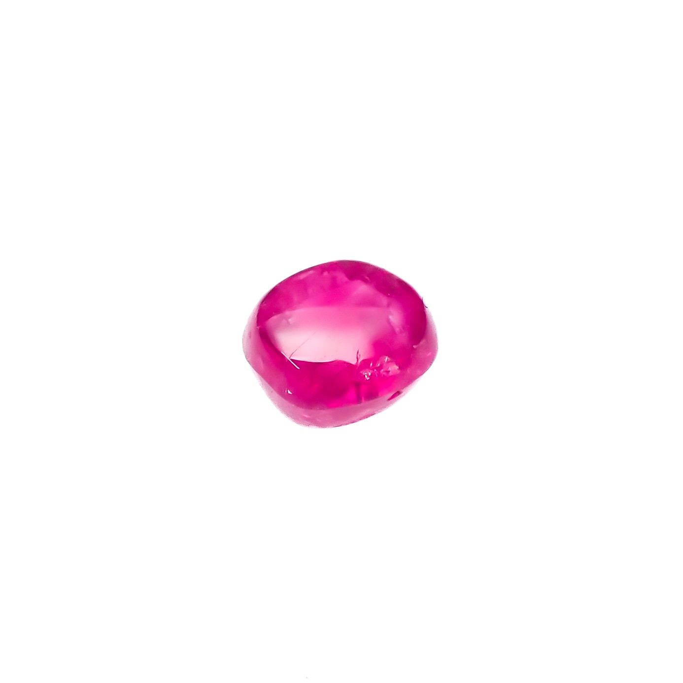 ルビー 非加熱(宝石名ルビー)ビルマ産 0.67ct 識別済[240628061]4.5x4.5mm前後