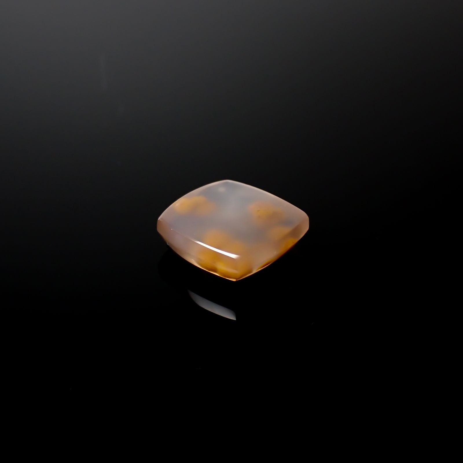 ユニークアゲート ブラジル産 15.28ct[240427214]17x16.7mm前後