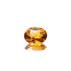 マデイラシトリン ブラジル・ミナスジェライス州産 1.08ct [250630581]8x6mm前後