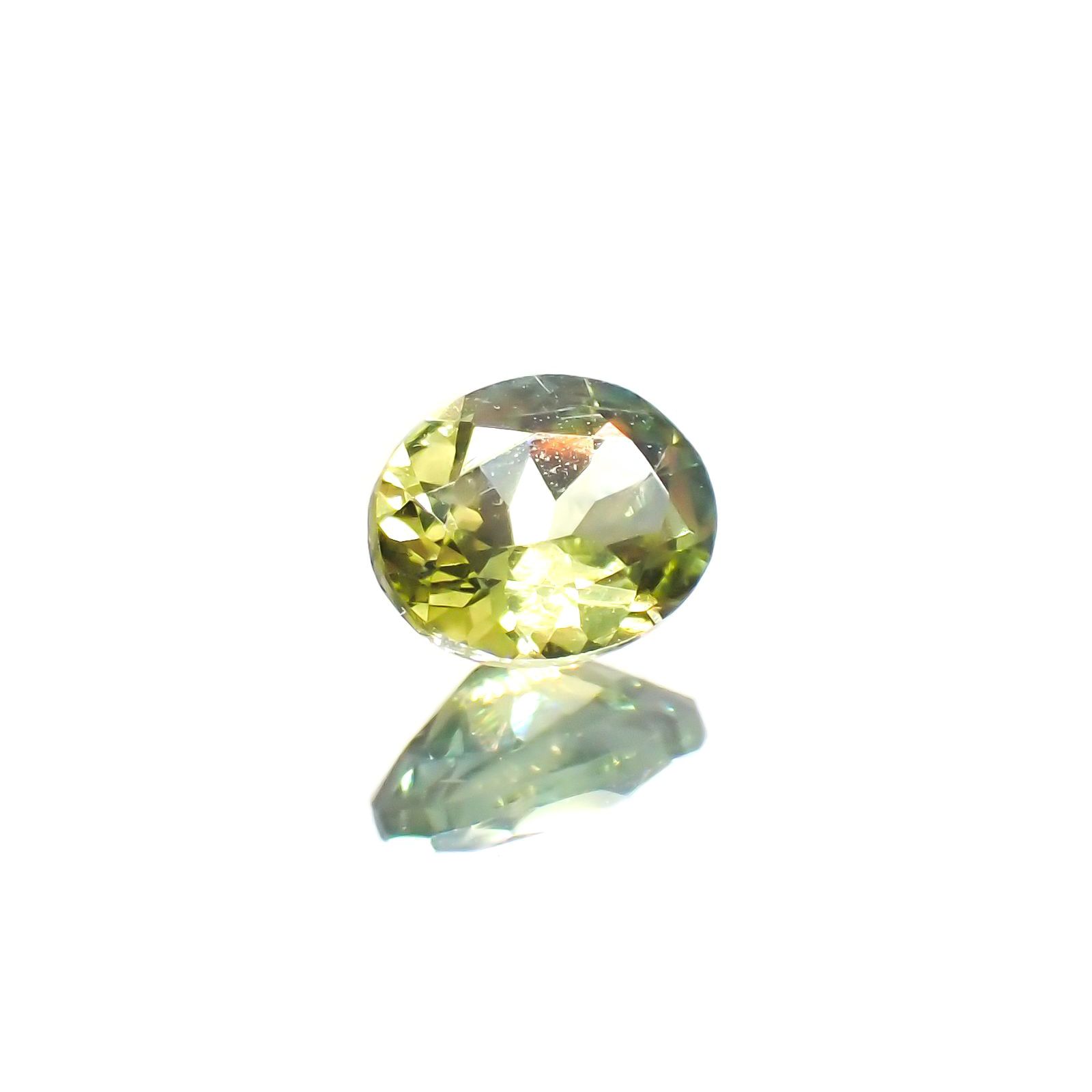 モンタナサファイア(宝石名サファイア)アメリカ・モンタナ州産 0.45ct 識別済[250114642]4.9x4mm前後