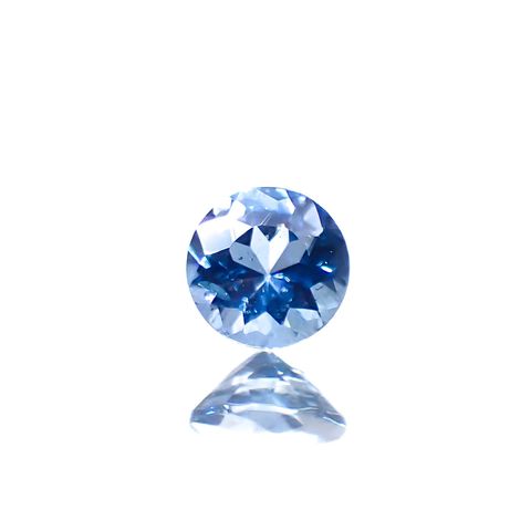 アクアマリン サンタマリアカラー ナイジェリア産 0.20ct [250329947]3.9x3.9mm前後