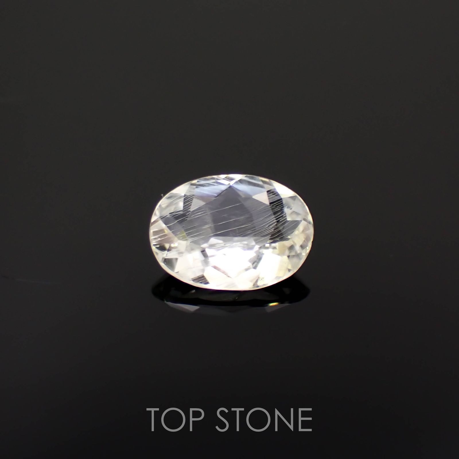 オリゴクレース(宝石名オリゴクレース)ブラジル産 1.78ct 識別済[221219439]10x7.4mm前後