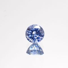 アイスブルーサファイア(宝石名サファイア)スリランカ/マダガスカル産 0.52ct 識別済[220515962]4.4x4.4mm前後