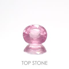 シルキーピンクスピネル(宝石名ピンク・スピネル)タンザニア産 0.78ct 識別済[230120250]5.9x4.9mm前後