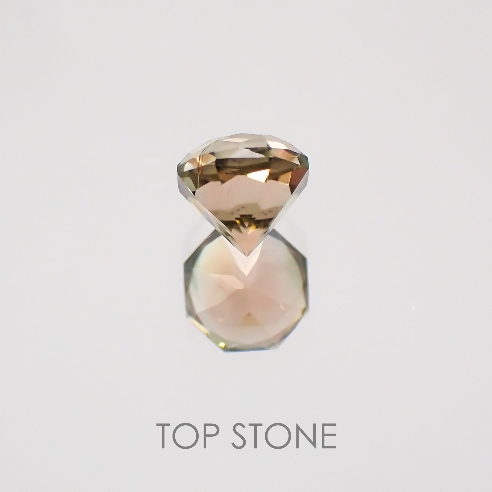 ◇オクタゴンカット◇バイカラートルマリンSA ブラジル・アフリカ産 ルース 0.39ct[21049165]4.2×4.2mm前後