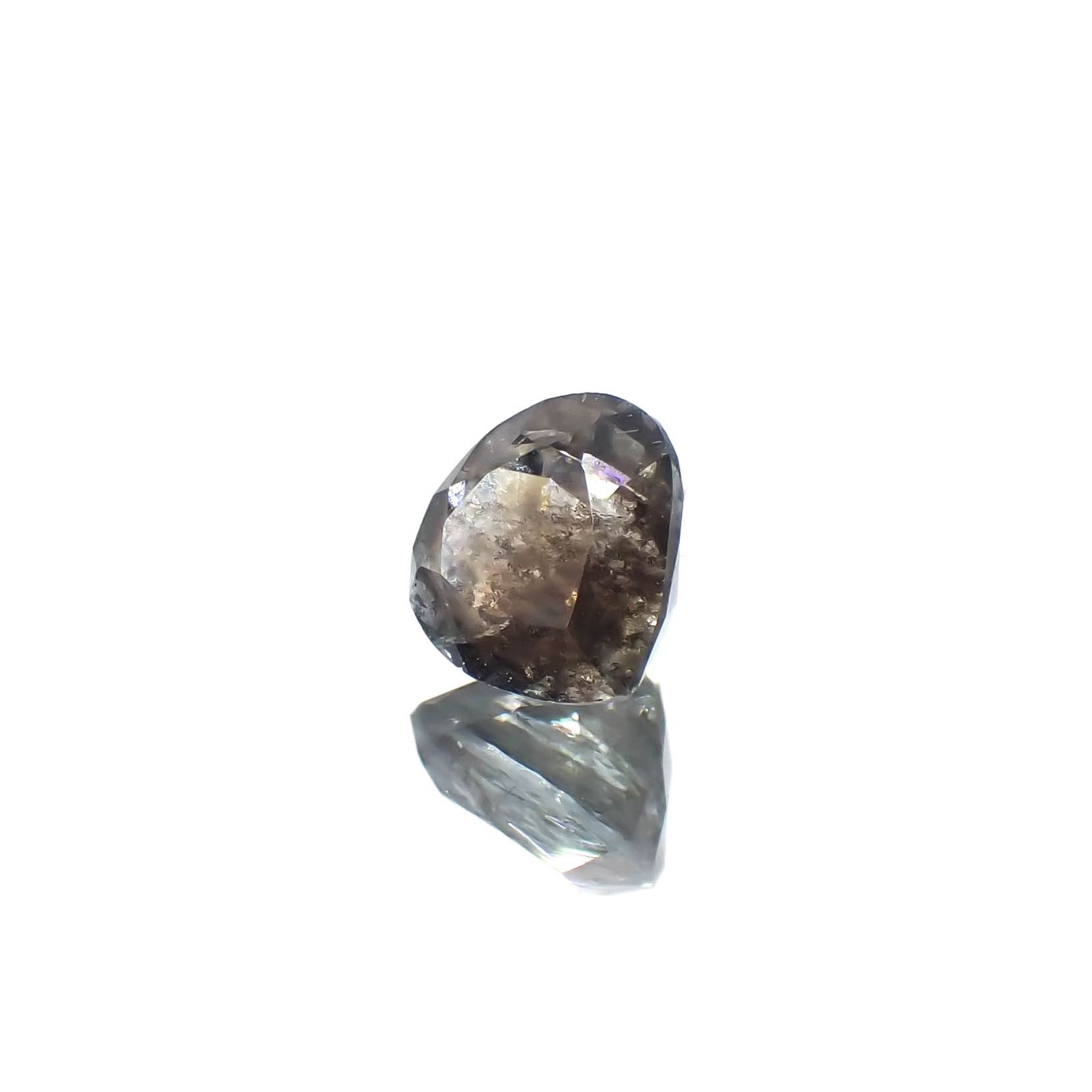 アベンチュリンアクアマリン ナイジェリア産 0.95ct[240226028]6.4x6.2mm前後