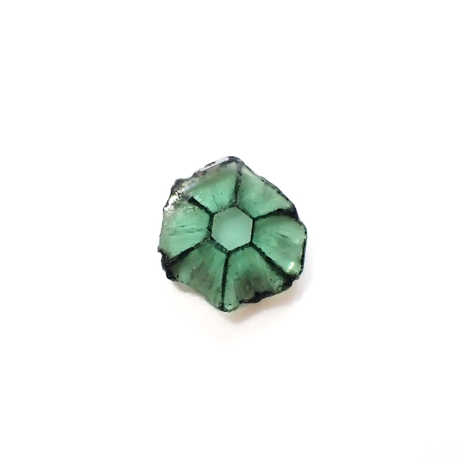 トラピッチェエメラルド コロンビア産 0.77ct[230923486]7.4x7.5mm前後