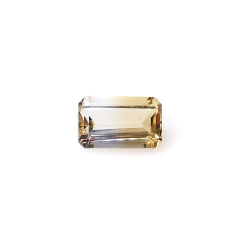 バイカラーシトリン ブラジル・ミナスジェライス州産 5.29ct[240326457]13.4x8.6mm前後