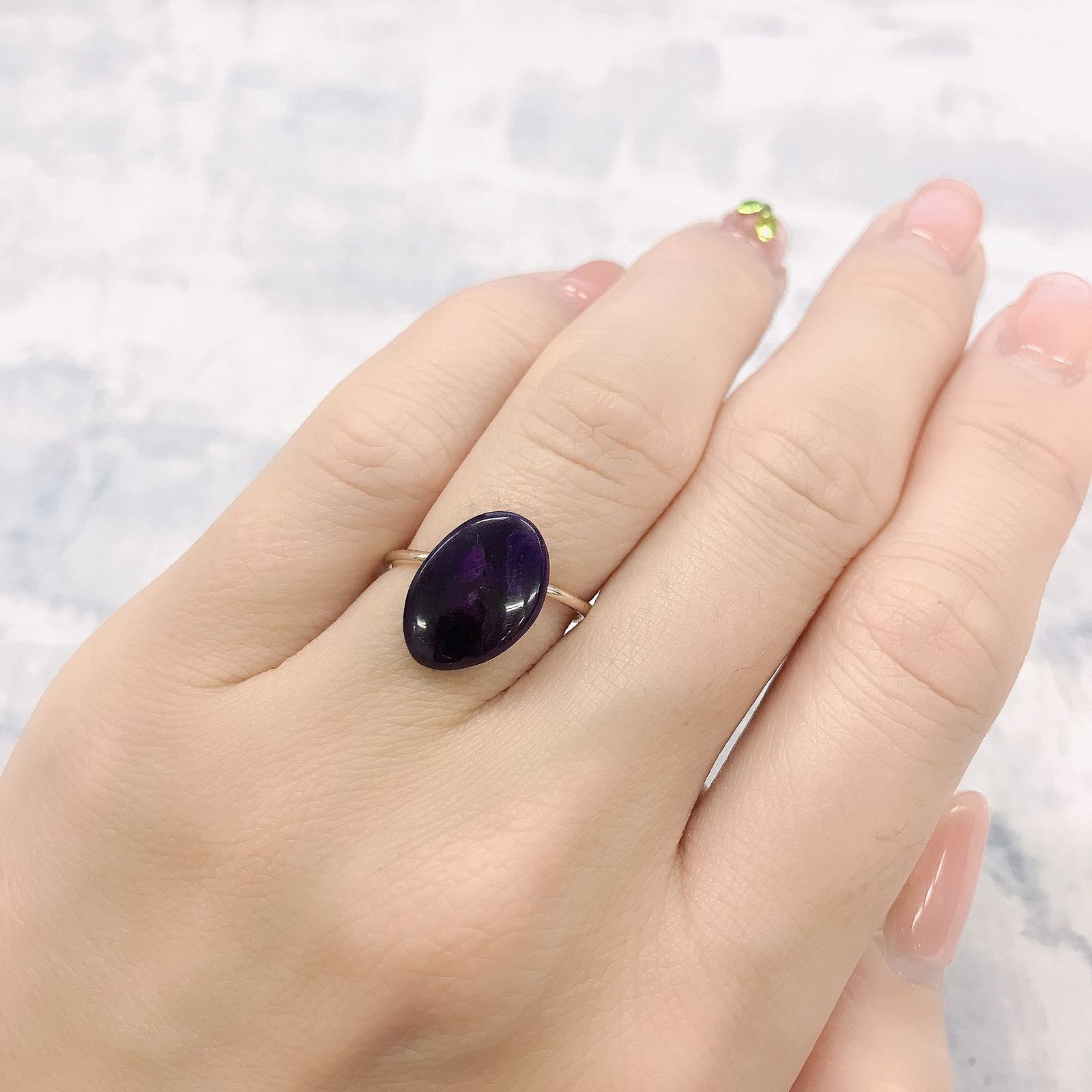 ◇フリーフォーム◇スギライト 南アフリカ産 3.55ct [250114828]14x9.6mm前後