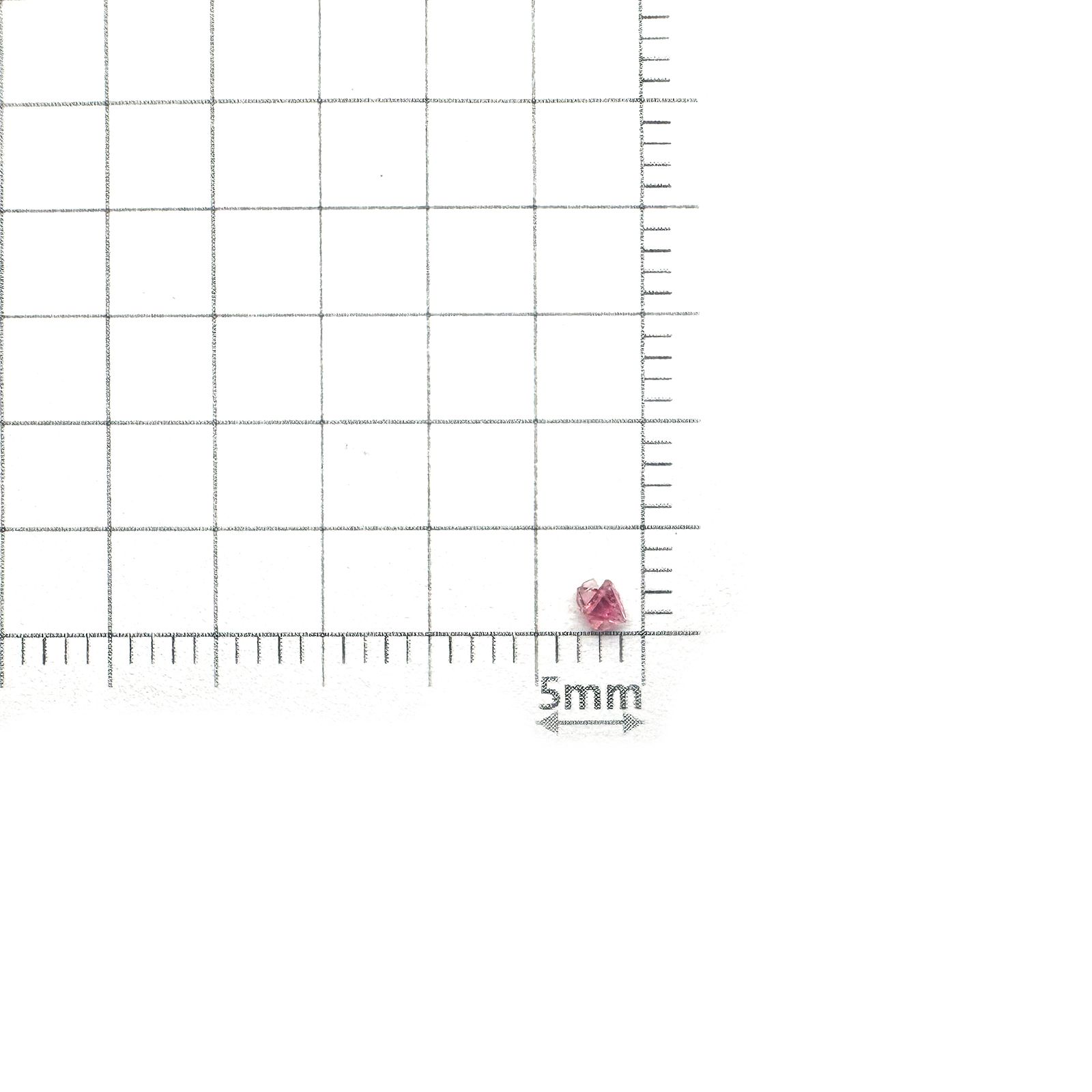 ツインクリスタルスピネル(スピネル式双晶) 原石 ビルマ産 0.050ct[240628426]2.6x2mm前後