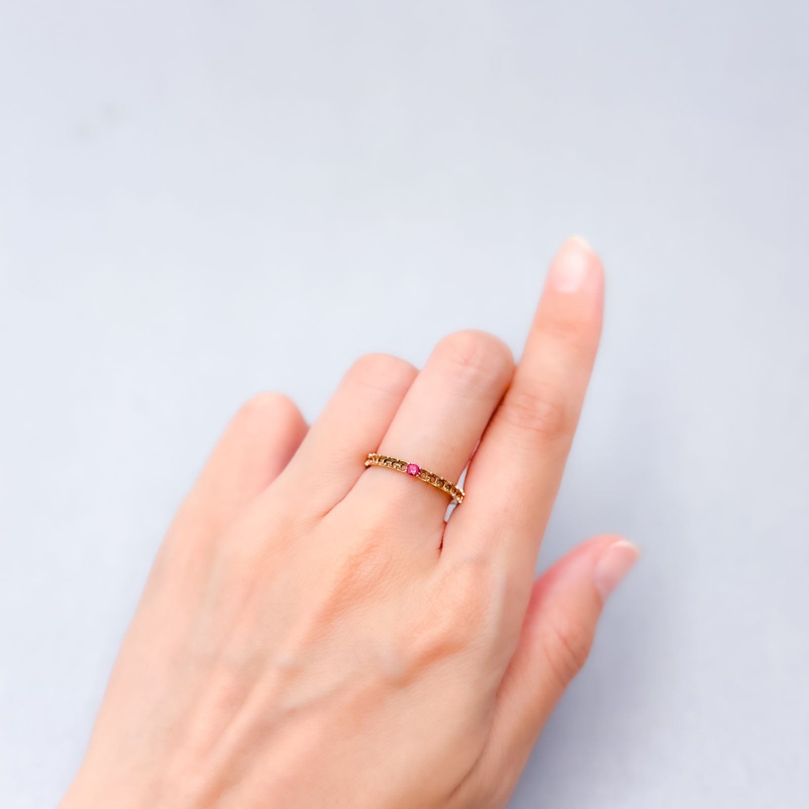 ルビー ビルマ産 0.073ct [250630613]2.4x2.3mm前後 | TOP STONE