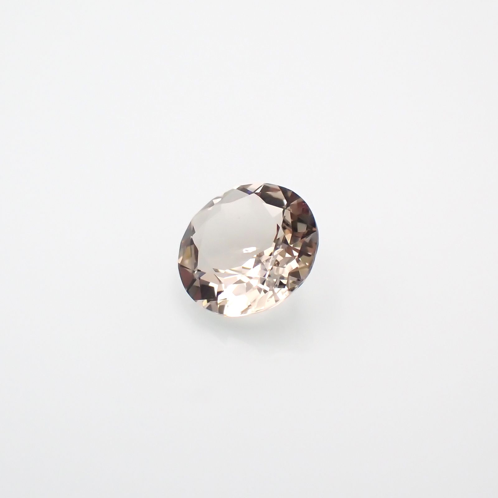 含バリウム・サニディン(宝石名サニディン)ドイツ産 1.66ct 識別済[231224972]8.4x8.4mm前後