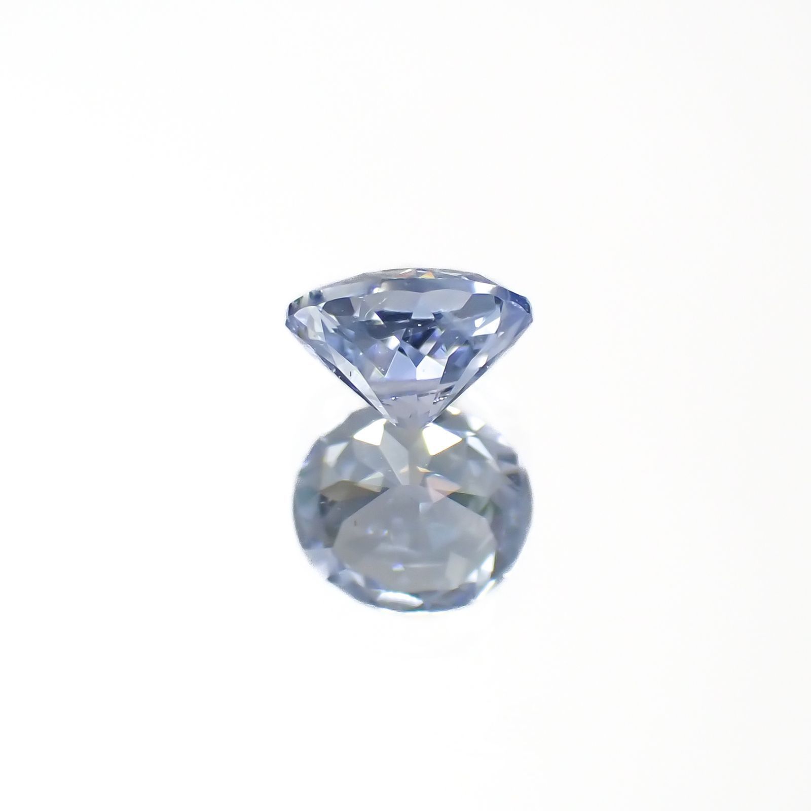 アイスブルーサファイア(宝石名サファイア)スリランカ/マダガスカル産 0.27ct 識別済[220918072]4x3.6mm前後