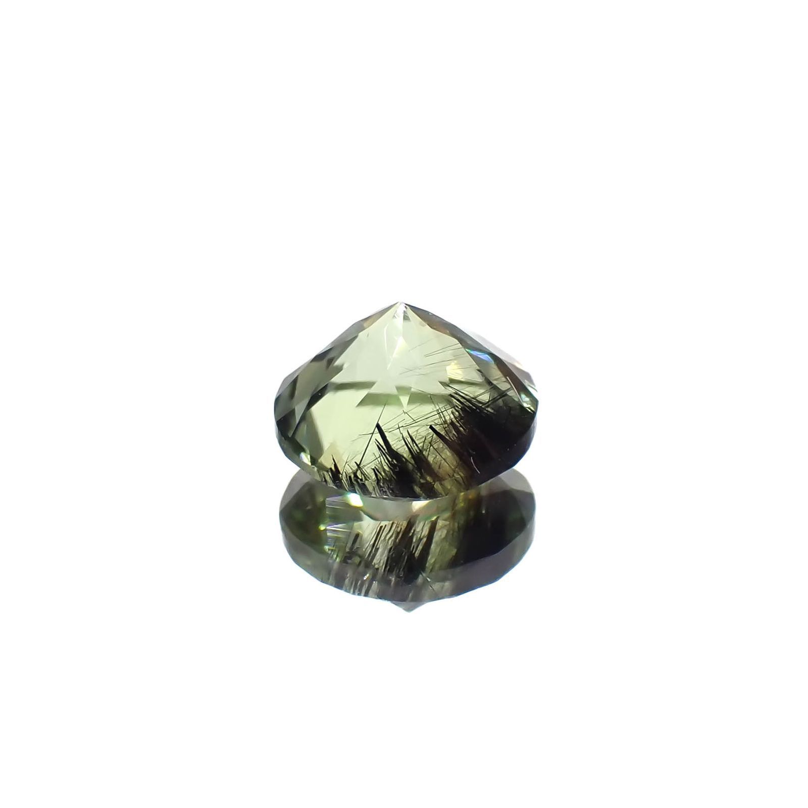 ルドウィジャイトインペリドット パキスタン産 1.96ct[221219511]7.7x7.6mm前後