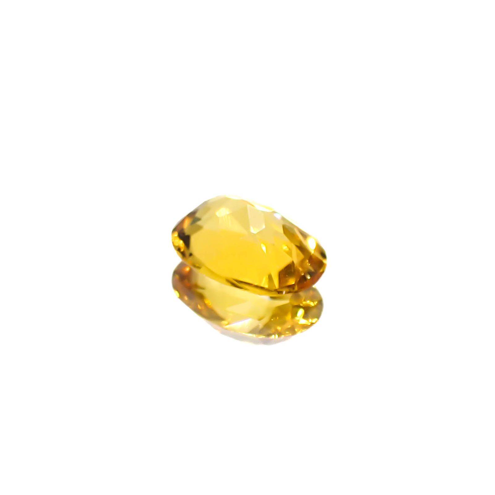 ゴールデンベリル(宝石名ゴールデン・ベリル)ブラジル産 0.87ct 識別済[250530348]7.9x5.8mm前後
