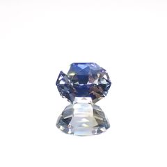 ◇カスタムカット◇アイスブルーサファイア(宝石名サファイア)スリランカ/マダガスカル産 1.90ct 識別済[220817455]7.5x5.6mm前後