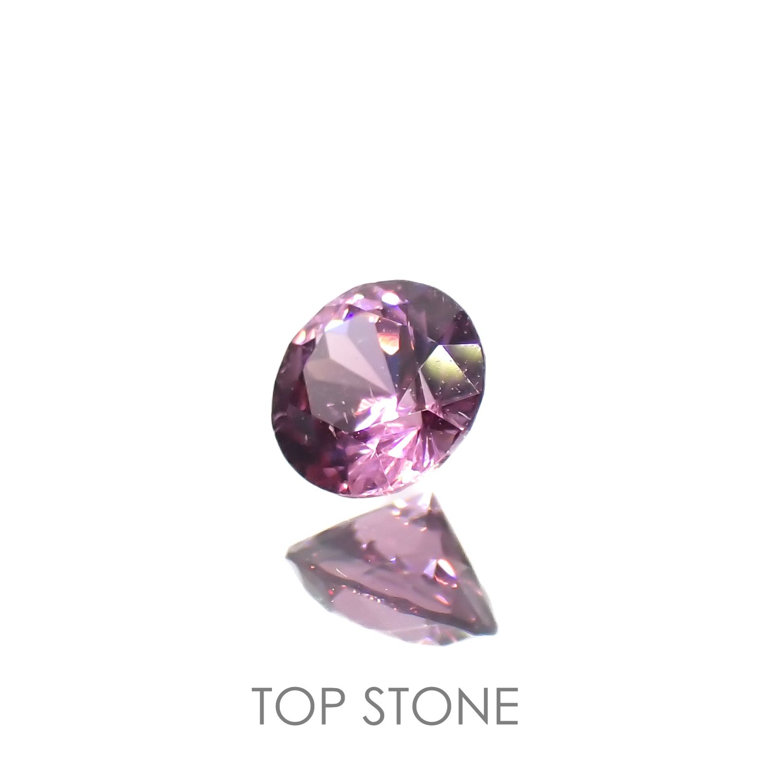 ピンクスピネル(宝石名スピネル)ビルマ/マダガスカル産 0.35ct 識別済[220616136]4.2x4.2mm前後