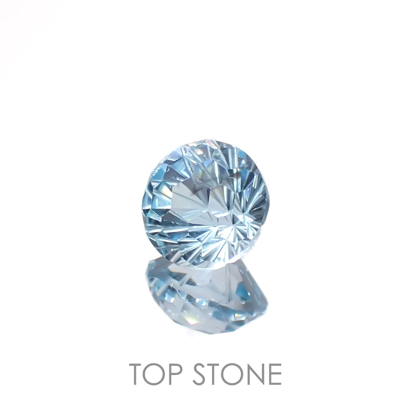 ◇カスタムカット◇ブルートパーズ ブラジル産 1.84ct[221219355]7x7mm前後