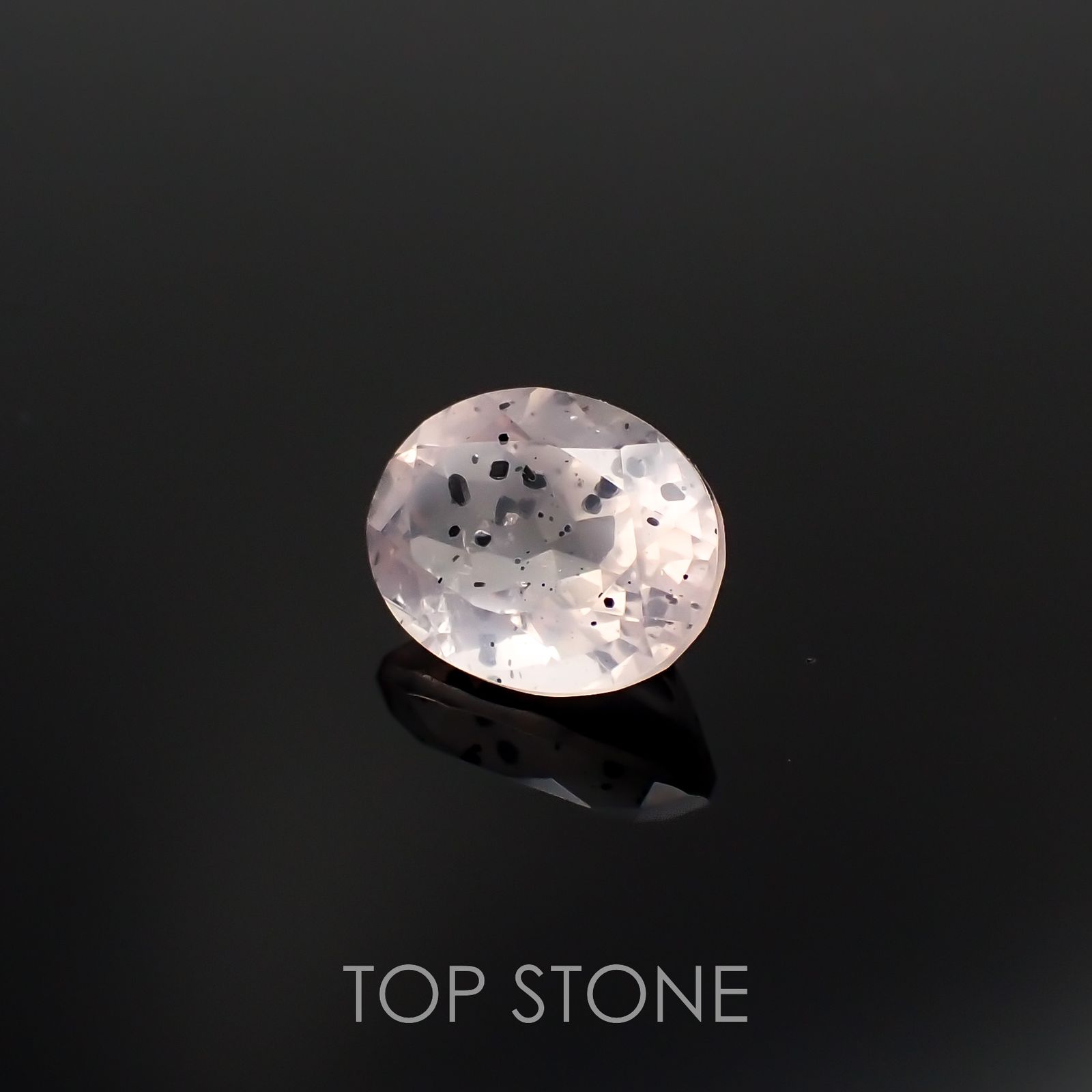 マイカインローズクォーツ ブラジル産 2.49ct[230220429]9.9x7.8mm前後 | TOP STONE(トップストーン)