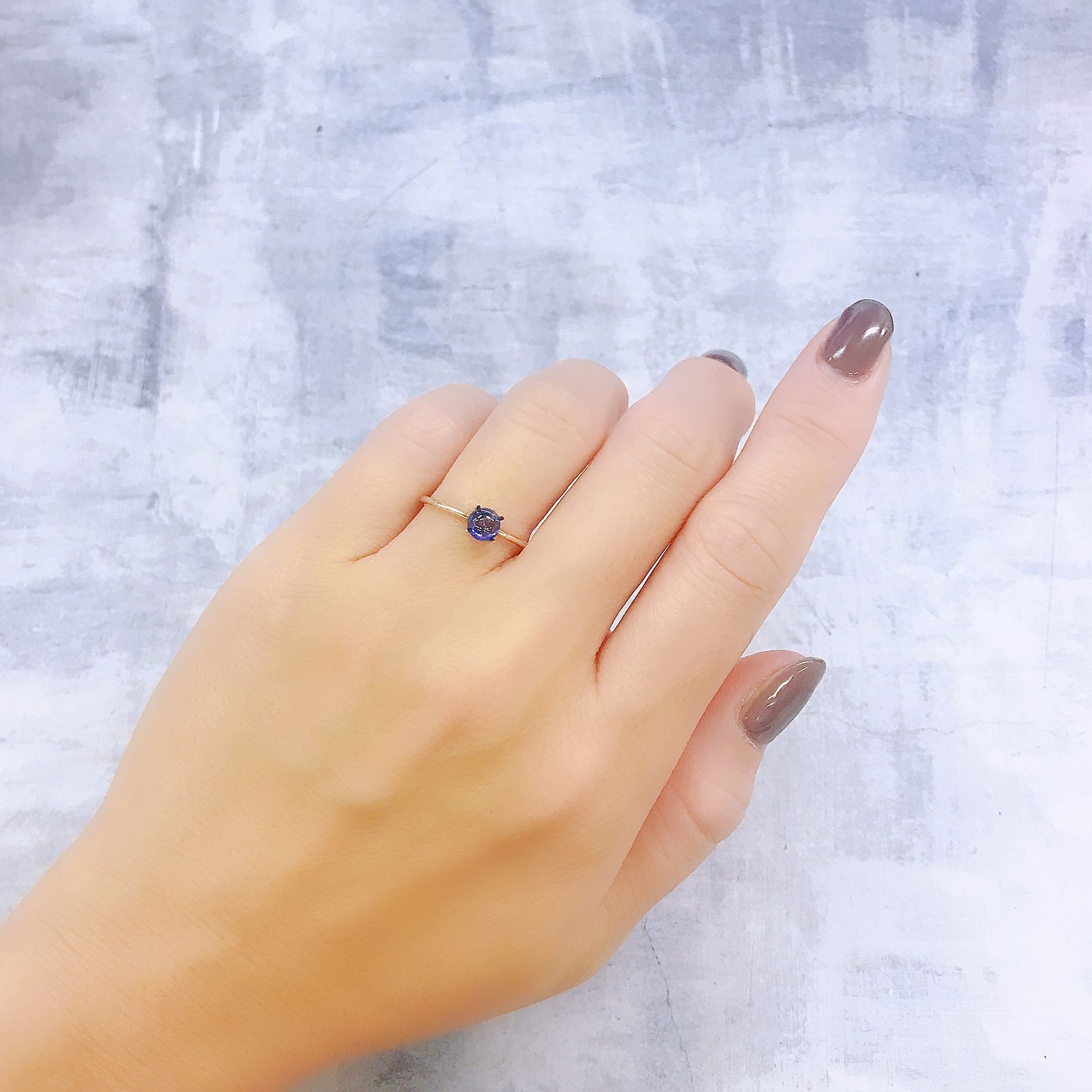サファイア(宝石名ブルー・サファイア)スリランカ/マダガスカル産 0.60ct 識別済[220918145]4.7x4.7mm前後