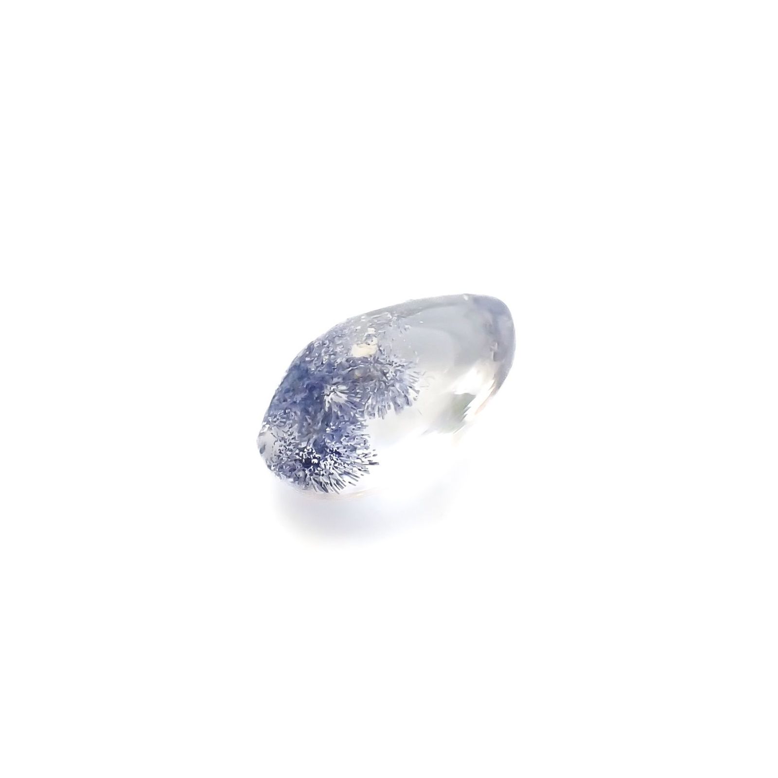 デュモルチェライトインクォーツ ブラジル産 3.80ct [220717162]11.5x8.5mm前後