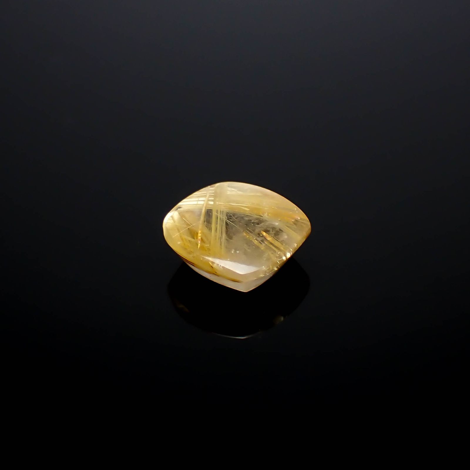 タイチンルチルクオーツ ブラジル産 5.39ct[240427320]11.5x11.1mm前後