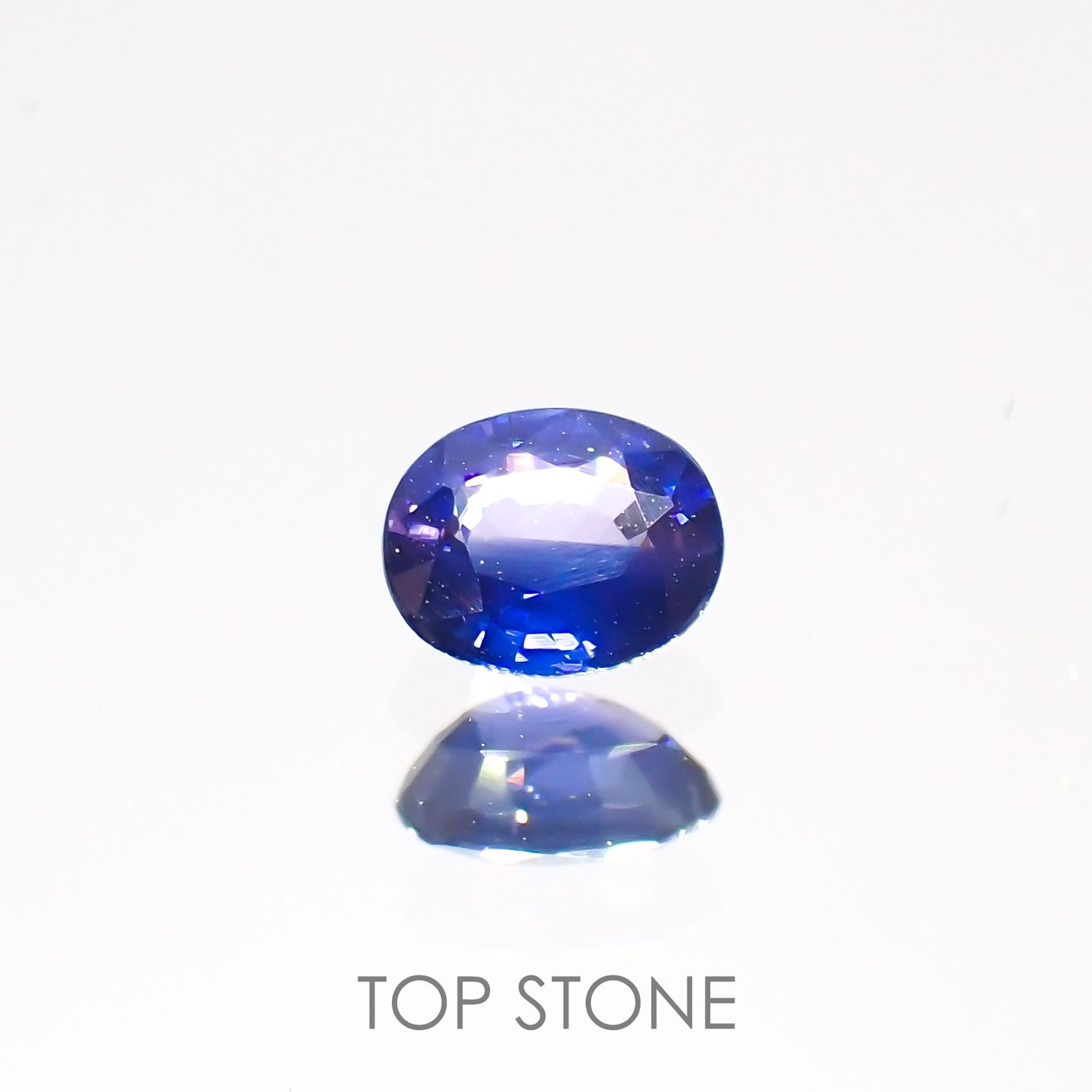 バイカラーサファイア(宝石名サファイア)タンザニア産 0.31ct 識別済[220616193]4.2x3.4mm前後
