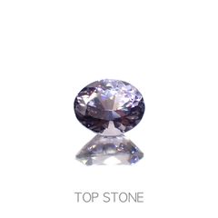 パープルスピネル(宝石名スピネル)ビルマ/マダガスカル産 0.42ct 識別済[230220657]4.9x4mm前後