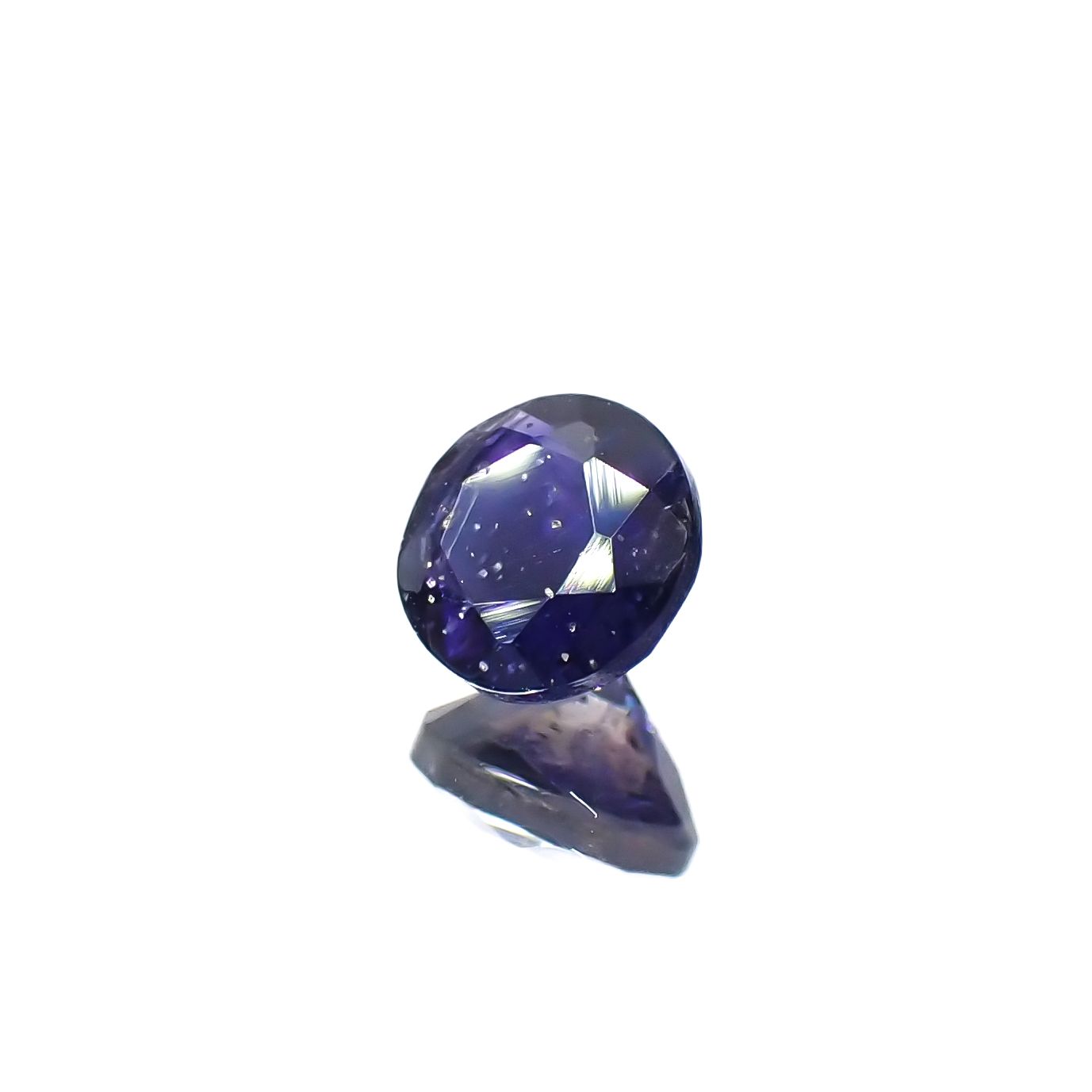 アイオライトサンストーン インド/ブラジル産 0.46ct[231224837]5x5mm前後
