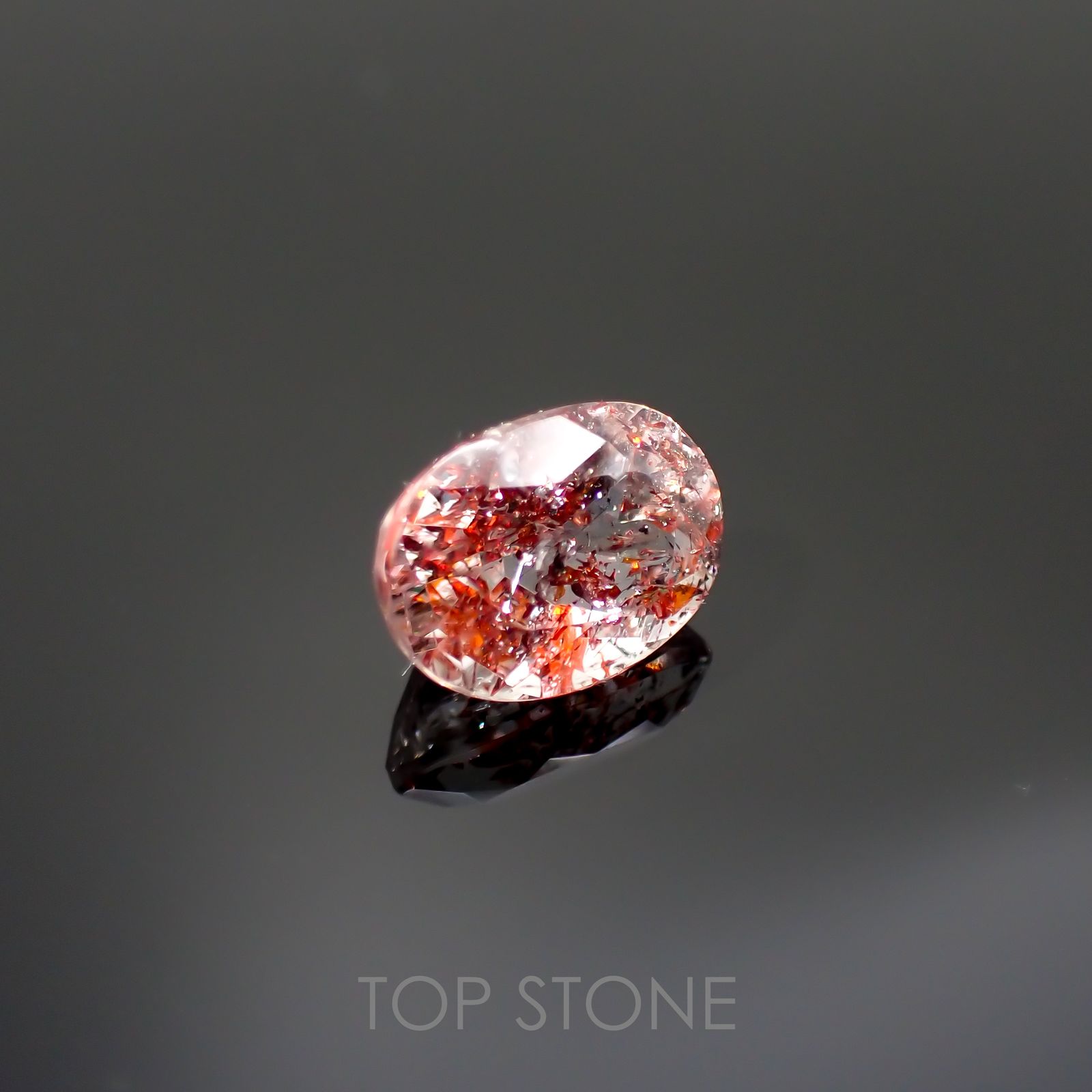 ファイヤークォーツ ナイジェリア産 2.11ct[220114741]9.5x6.9mm前後
