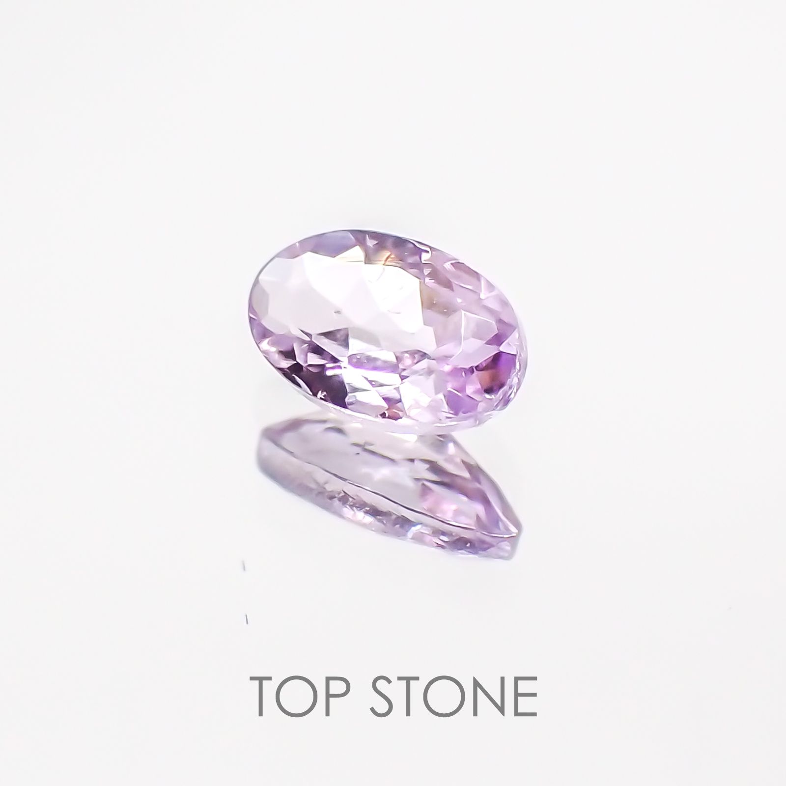ピンクゾイサイト(宝石名ピンク・ゾイサイト) タンザニア産 0.26ct 識別済[20127885]5.1×3.1mm前後