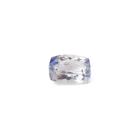 デュモルチェライトインクォーツ ブラジル産 0.89ct / 7.1x5.1mm前後 [260331854]