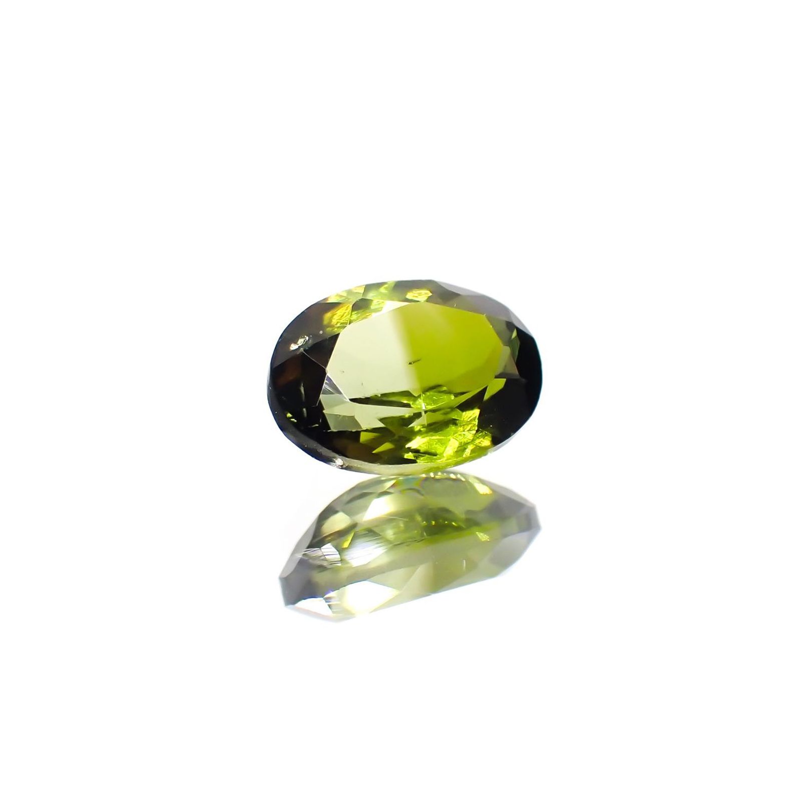バイカラートルマリン(宝石名バイカラー・トルマリン) ブラジル/アフリカ産 0.95ct 識別済[211013566]7.3×5.3mm前後