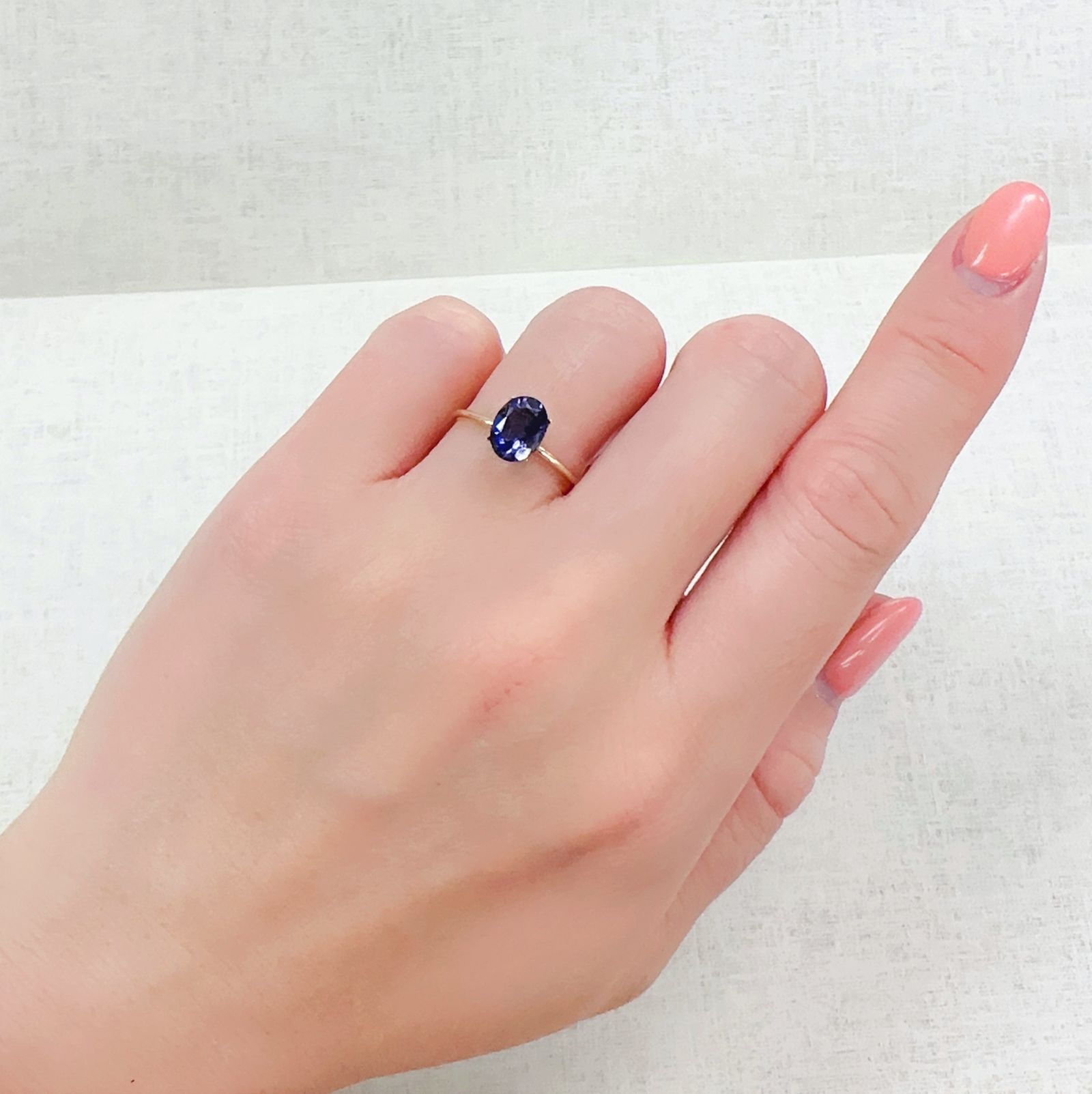 アイオライト タンザニア産 1.01ct[230321010]7.9x5.9mm前後
