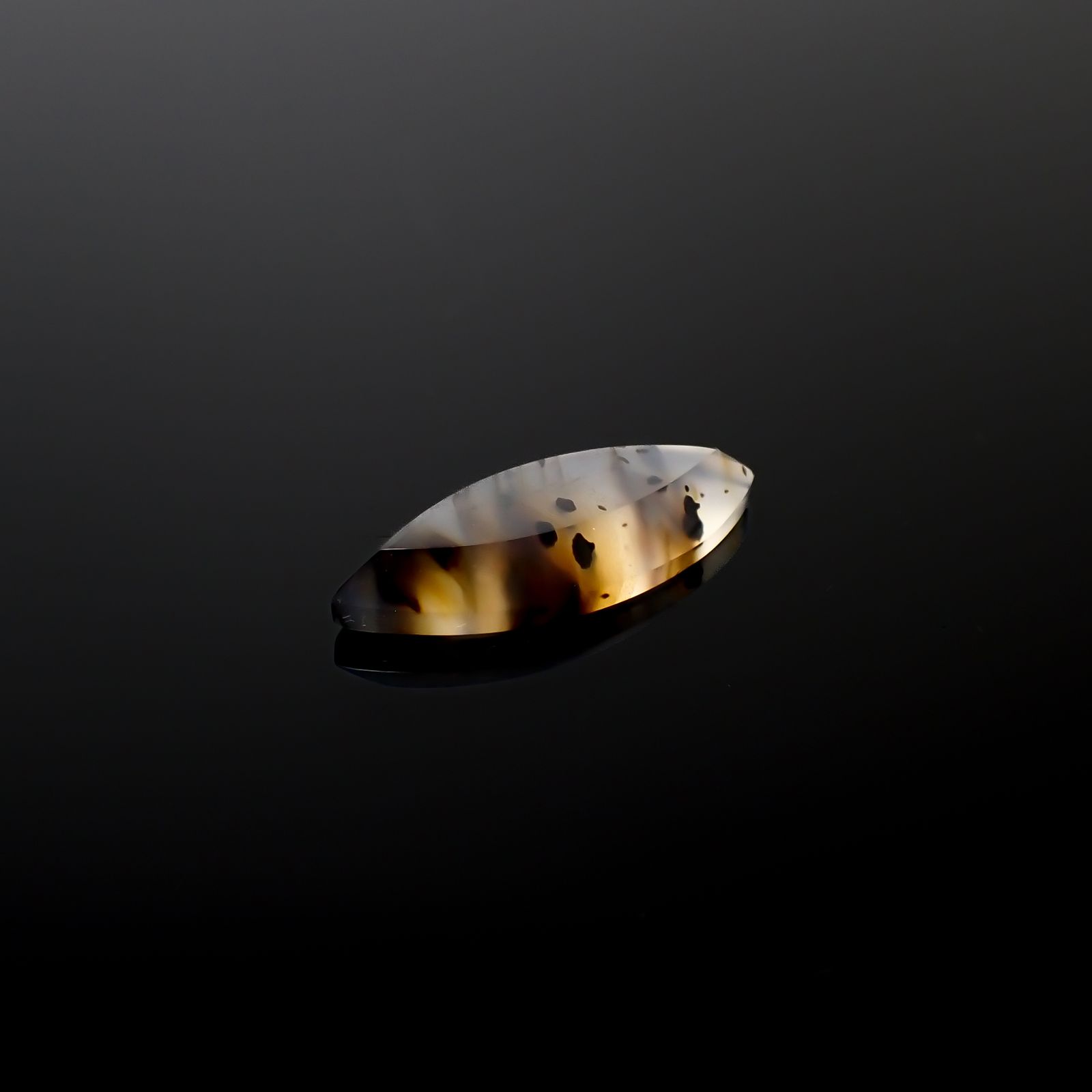 モンタナアゲート アメリカ・モンタナ州産 10.58ct[240427122]27.3x10.7mm前後