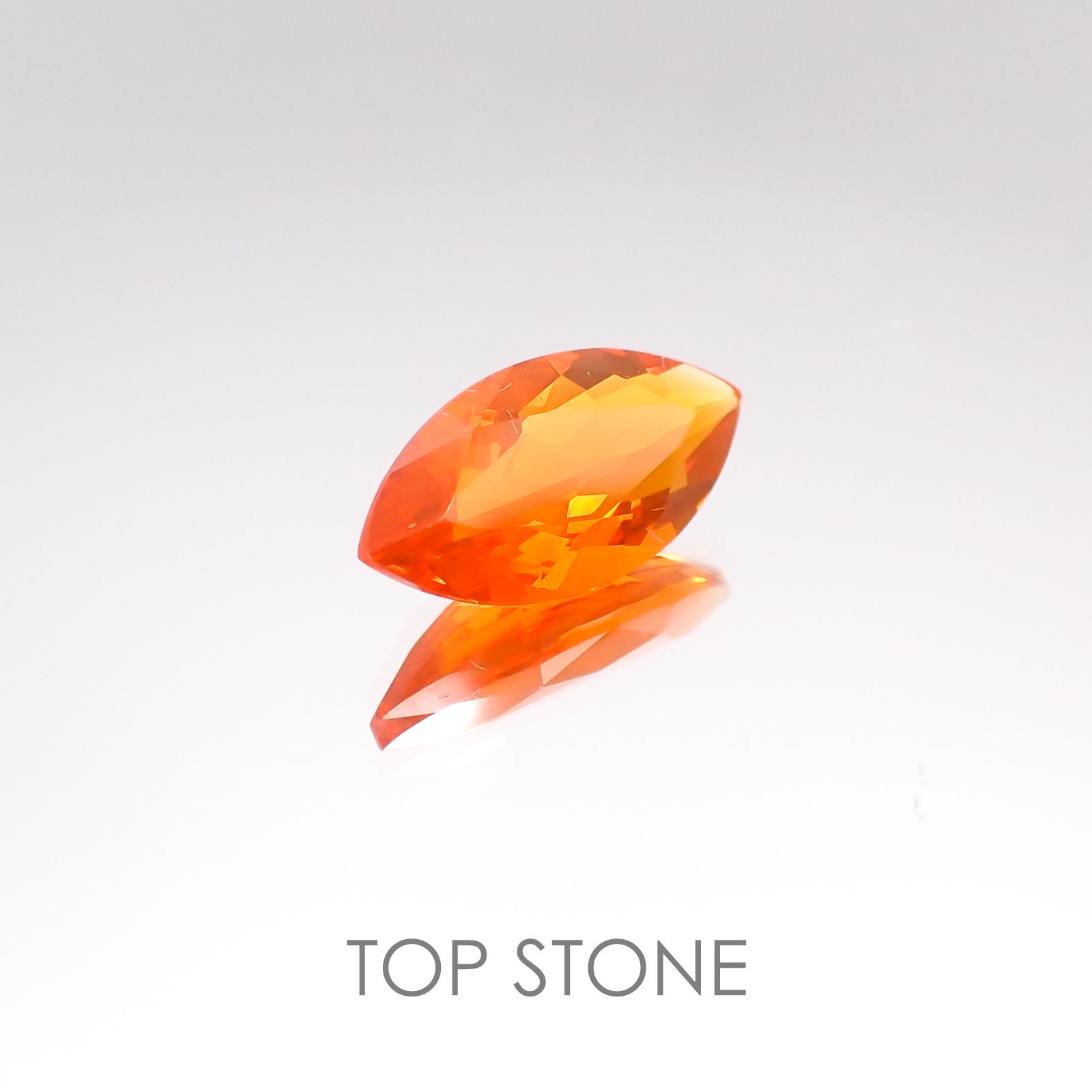 ファイヤーオパール メキシコ産 ルース 1.29ct[20117515]12.6×6.5mm前後