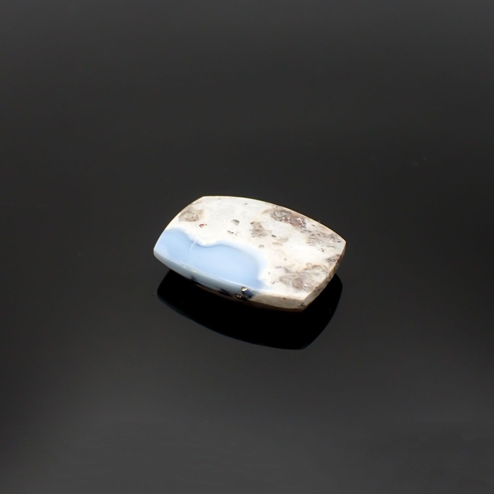 マトリックスブルーオパール アメリカ・オレゴン州産 15.55ct / 21.8x16mm前後 [251217803]