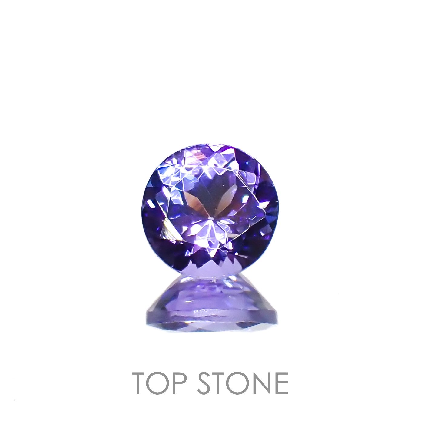 タンザナイト(宝石名タンザナイト)タンザニア産 0.67ct 識別済[230120195]5.6x5.6mm前後
