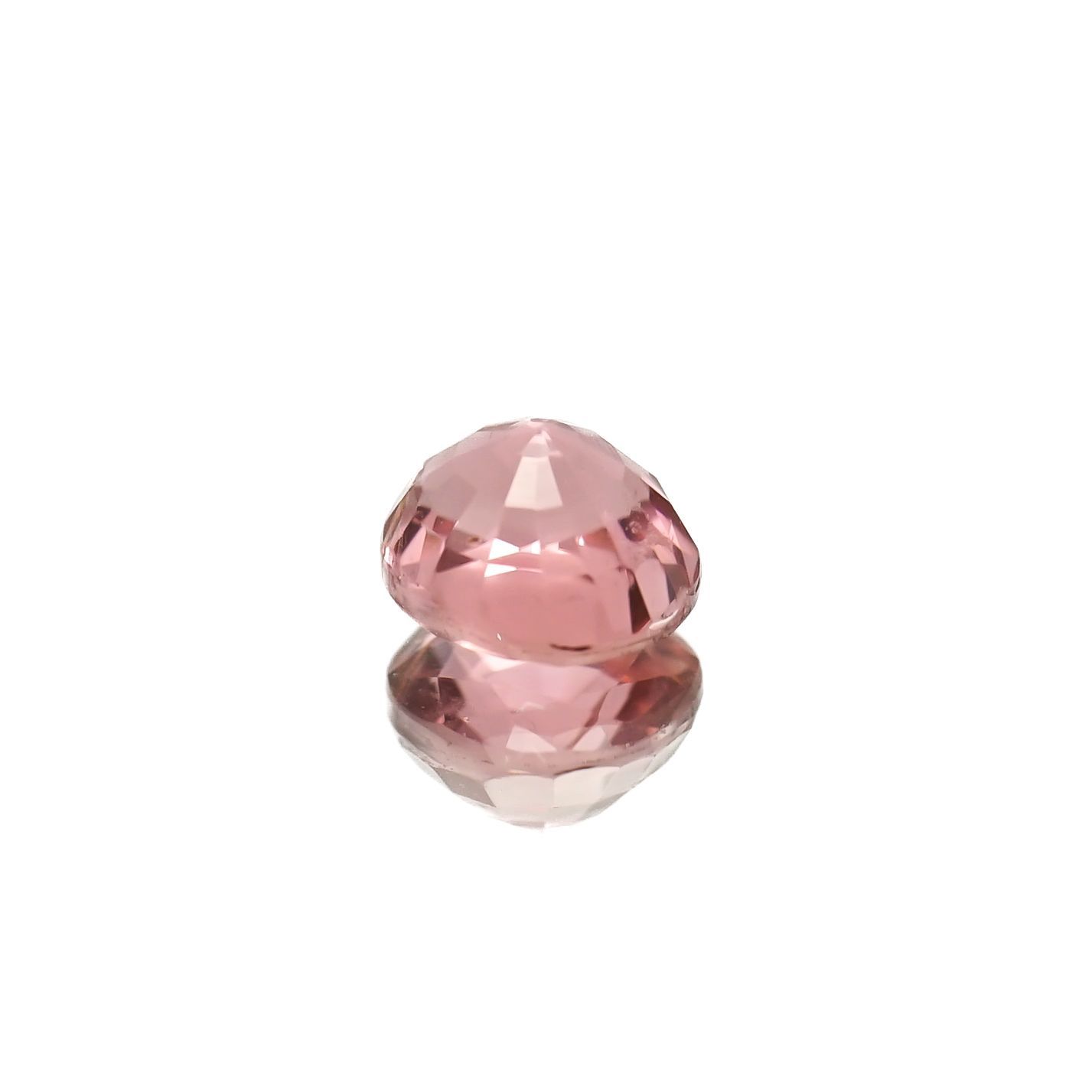 ローズピンクトルマリン(宝石名ピンク・トルマリン)ブラジル/アフリカ産 0.96ct 識別済[230120079]6.2x5.6mm前後