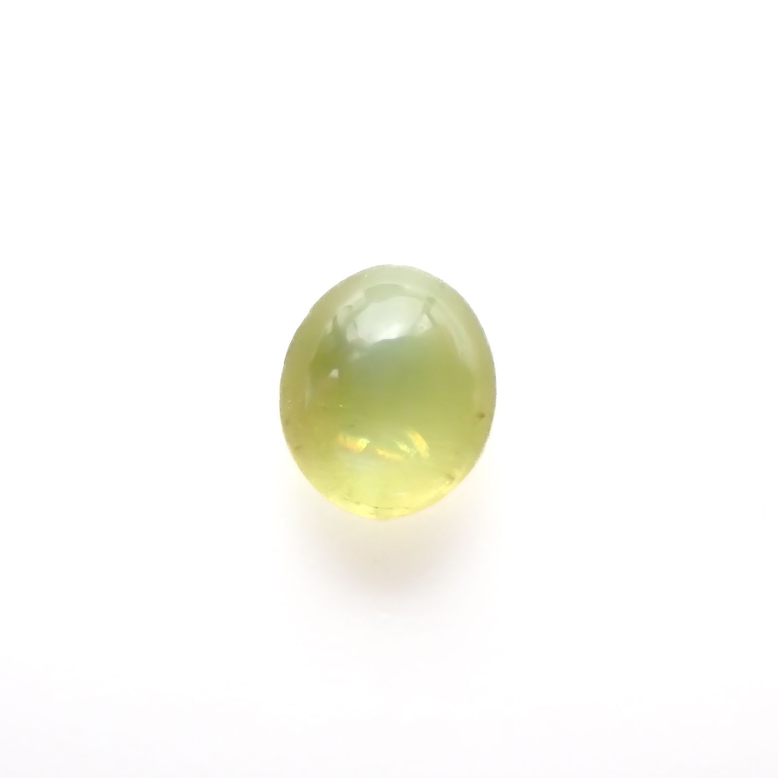 クリソベリルキャッツアイ スリランカ産 0.40ct [221018254]4.4x3.8mm前後