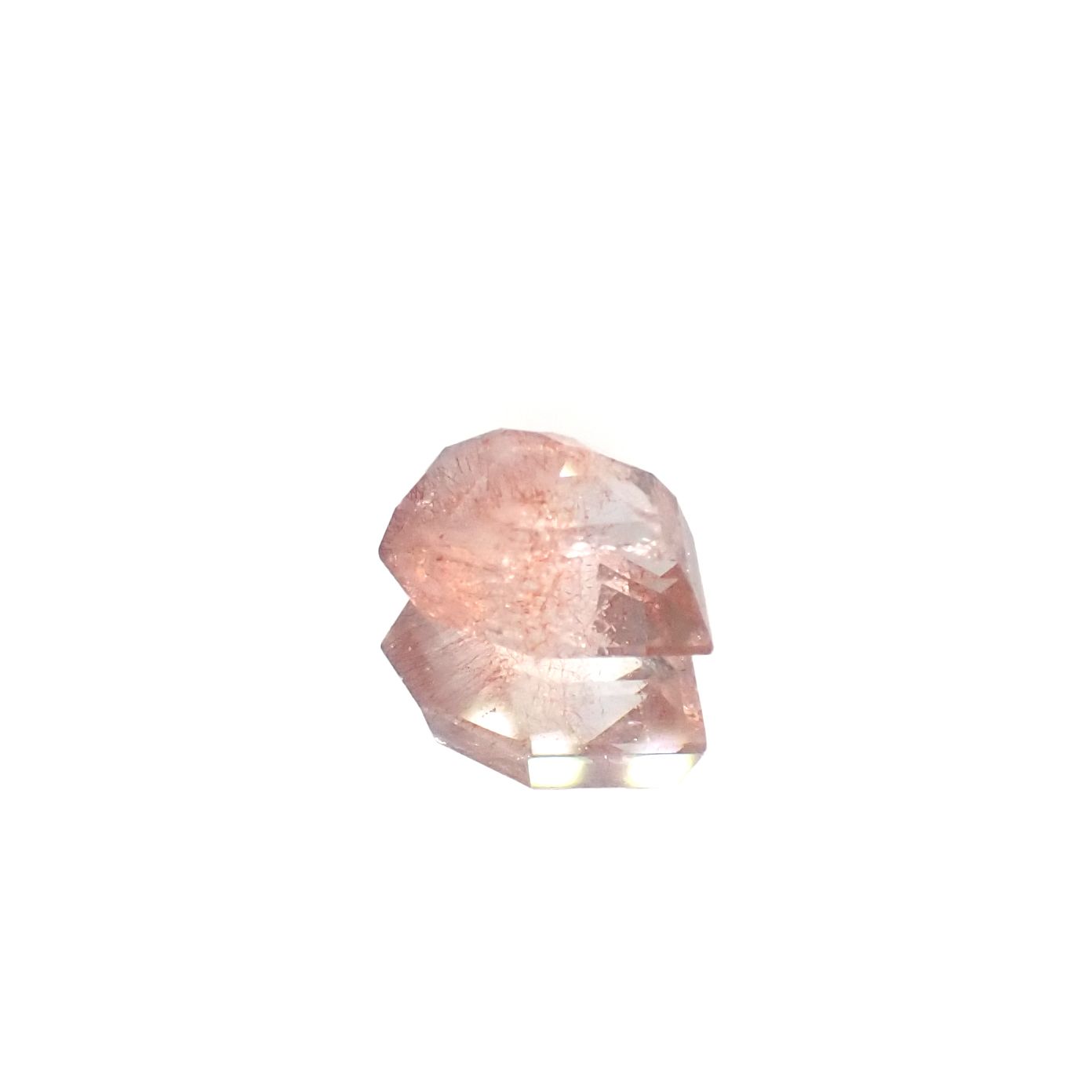 ◇カスタムカット◇ストロベリークォーツ カザフスタン産 1.65ct[240125496]9.3x6.8mm前後