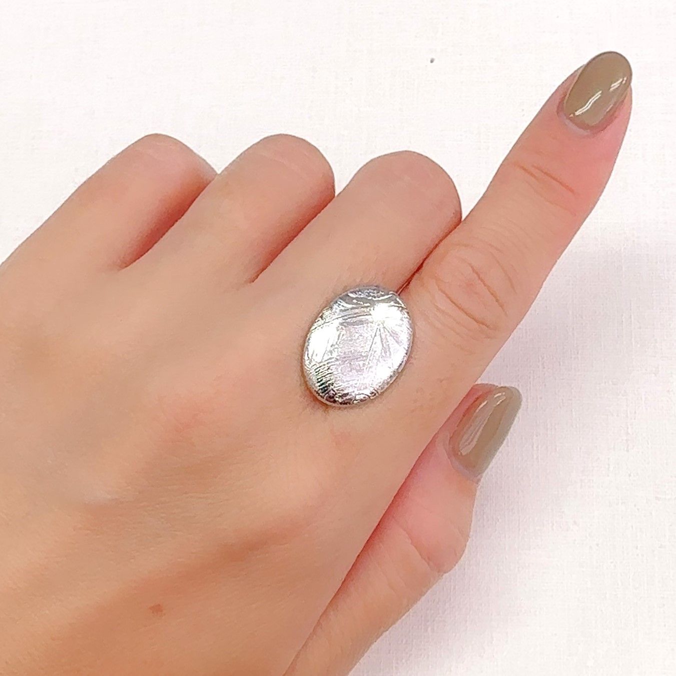 ムオニナルスタ隕石 発見地:スウェーデン 20.52ct[240125767]19.6x14.6mm前後