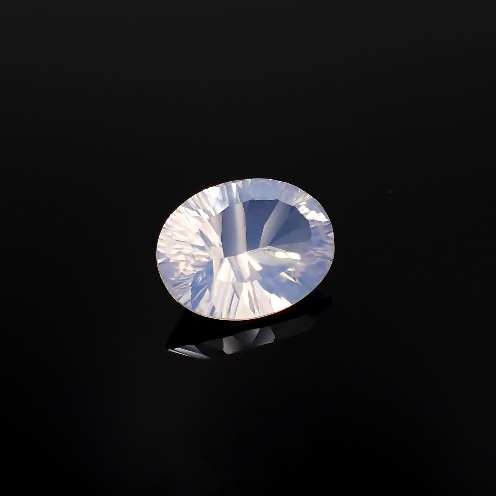 ◇コンケーブカット◇スコロライト ブラジル産 6.02ct[221119016]14.6x11.1mm前後