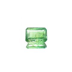 バイカラーツァボライト(宝石名グリーン グロッシュラー・ガーネット) タンザニア産 1.33ct 識別済[210711912]7.3×5.3mm前後