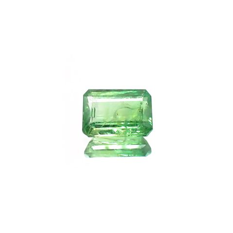バイカラーツァボライト(宝石名グリーン グロッシュラー・ガーネット) タンザニア産 1.33ct 識別済[210711912]7.3×5.3mm前後