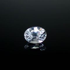 カラーレスサファイア スリランカ産 0.37ct [250830975]4.9x3.8mm前後