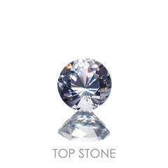 グレイッシュブルースピネル(宝石名スピネル)ビルマ/マダガスカル産 0.27ct 識別済[230220519]3.9x3.8mm前後