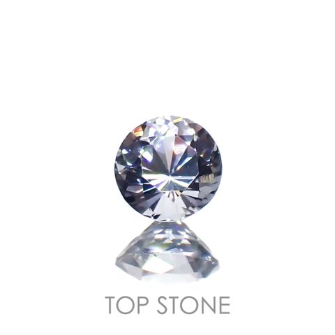 グレイッシュブルースピネル(宝石名スピネル)ビルマ/マダガスカル産 0.27ct 識別済[230220519]3.9x3.8mm前後